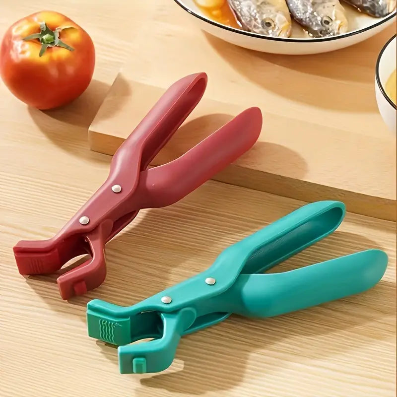 Plastic Hot Plate Tongs and Pot Holder