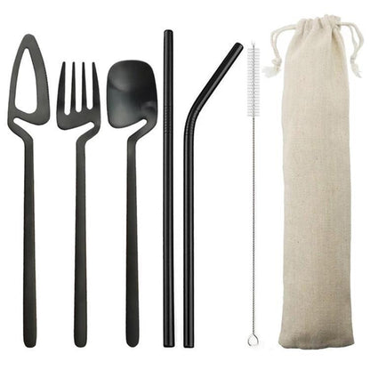 7-Piece Portable Cutlery Set