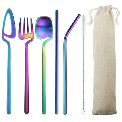 7-Piece Portable Cutlery Set