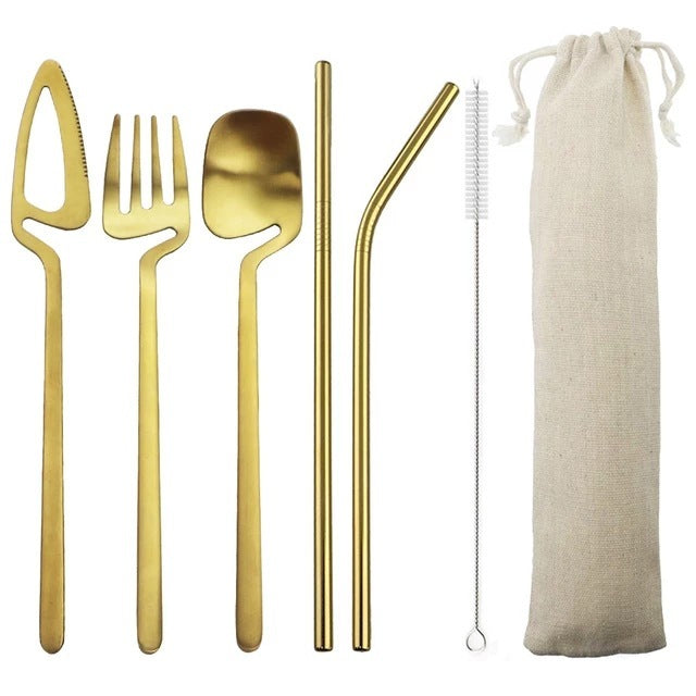 7-Piece Portable Cutlery Set