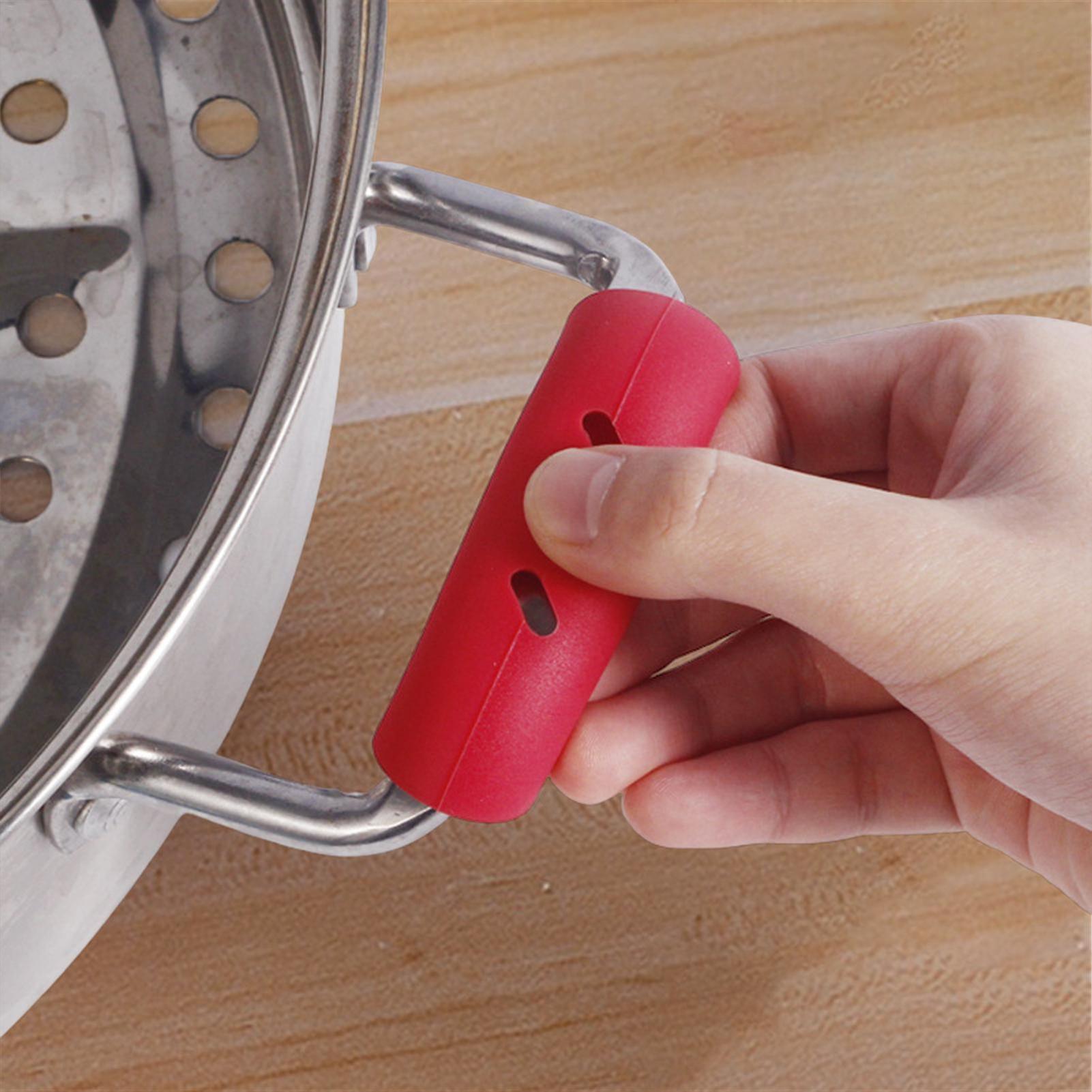 Heat insulation silicone frying pan handle