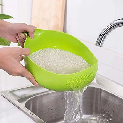 Plastic Kitchen Strainer Drain Basket with Bowl Handle